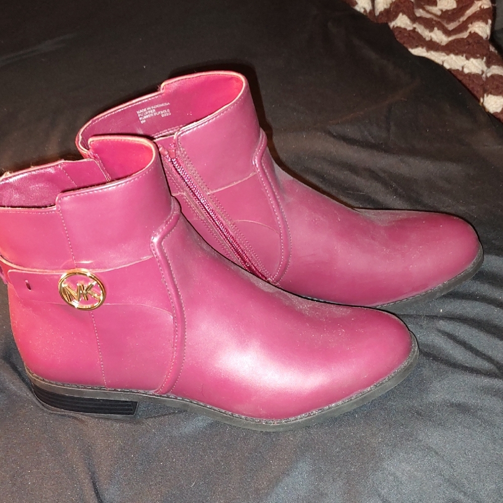 Michael Kors Fuchsia Ankle Boots